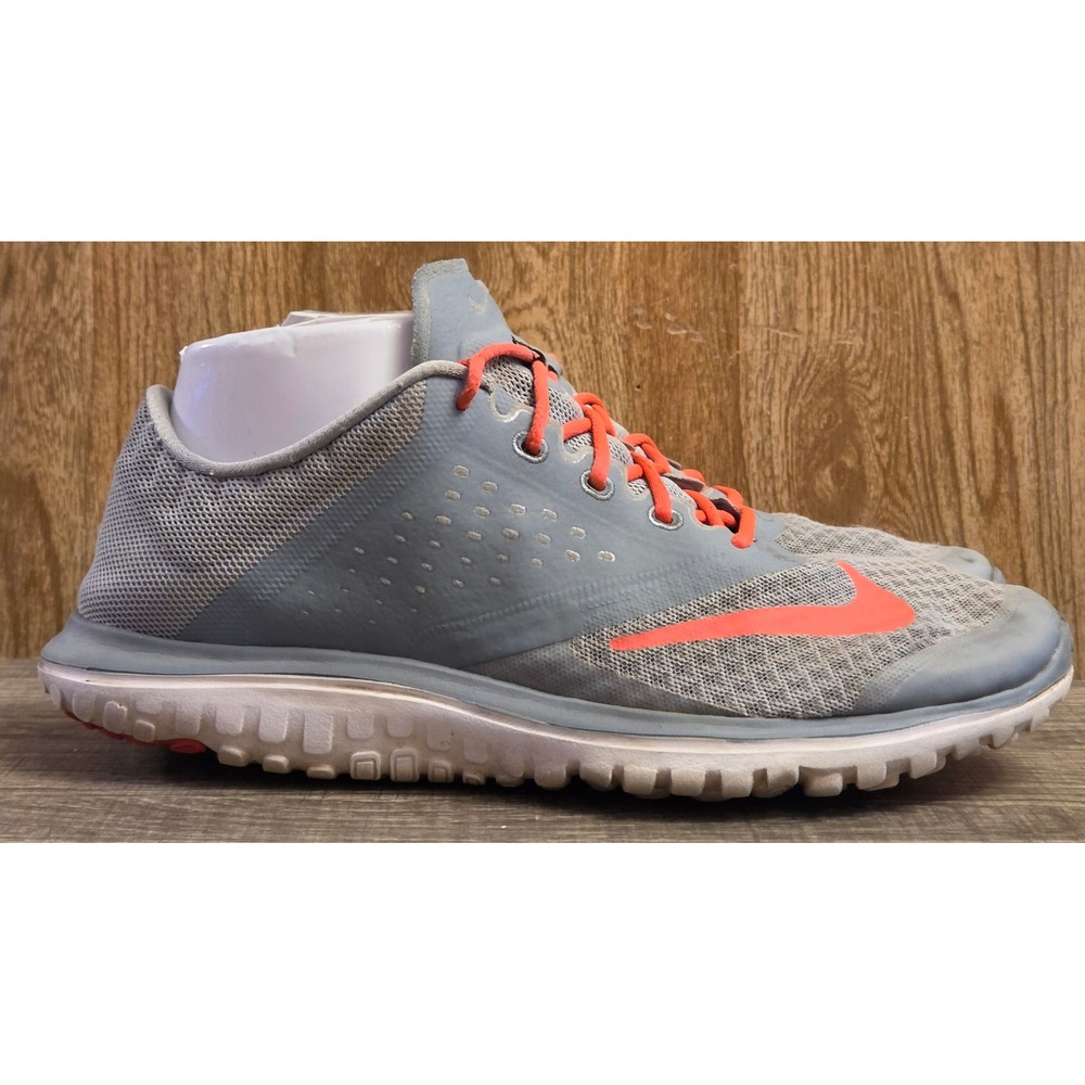 Nike FS Lite Run 2 Running Shoes Womens Size 8 Gray Pink